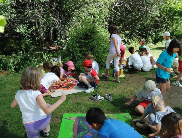  Pintura nos jardins 